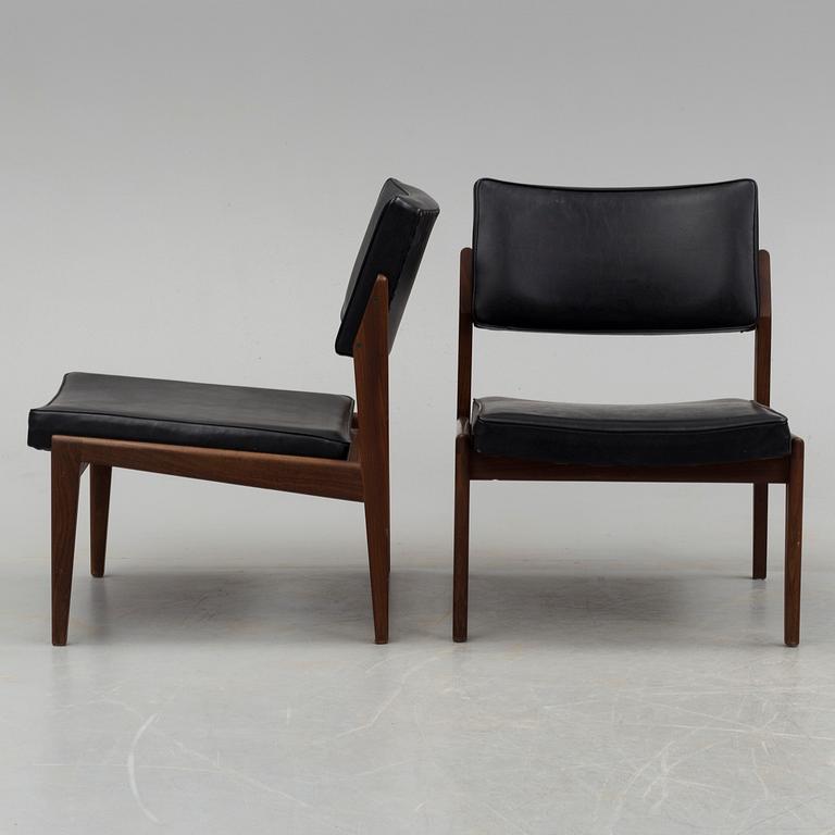 A pair of 1960's Thonet-marked easy chairs.