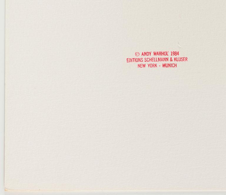 Andy Warhol, "Venus", from: "Details of renaissance paintings (Sandro Botticelli, Birth of Venus, 1482)".