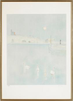 Einar Jolin · EINAR JOLIN, färglitografi, signerad och numrerad 10/360