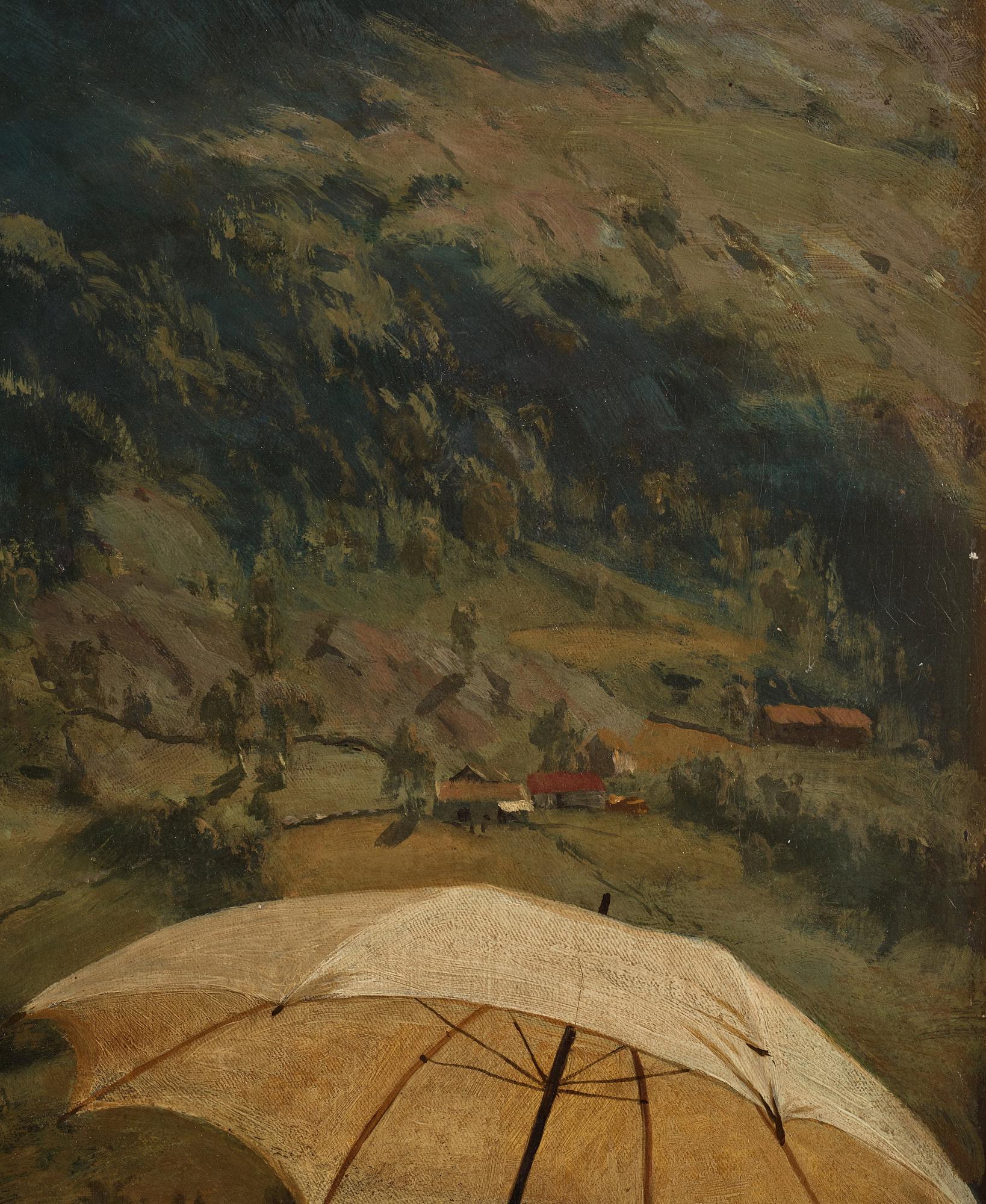 Hans Dahl, Modellen och konstnären.