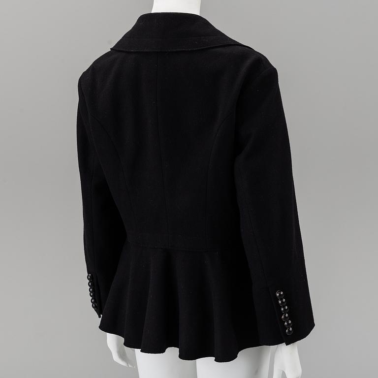 BURBERRY, wool coat.