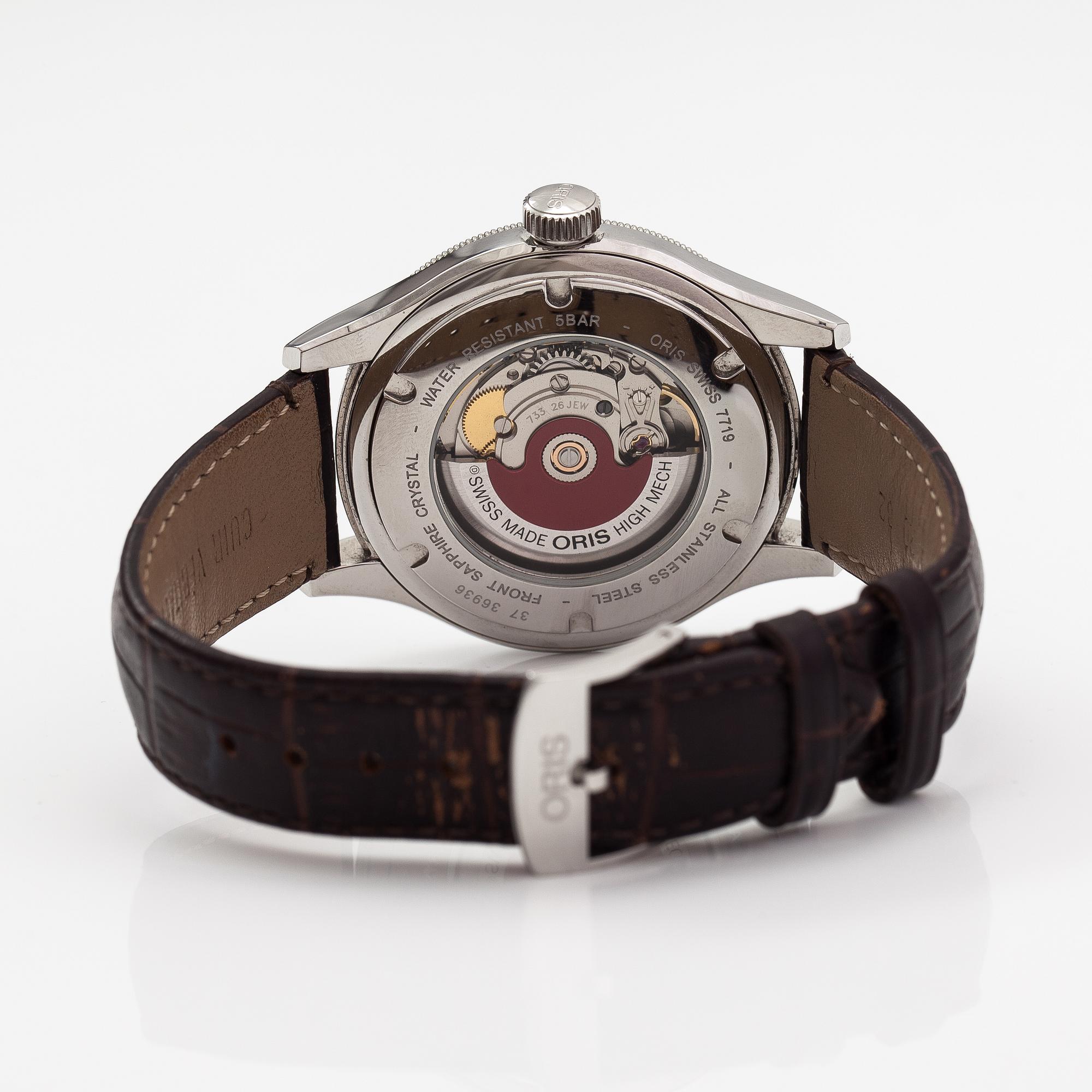 Oris, Classic date, rannekello, 42 mm.