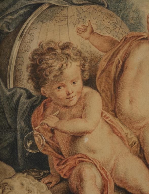 Jacob de Wit, Allegory of the transience of life.