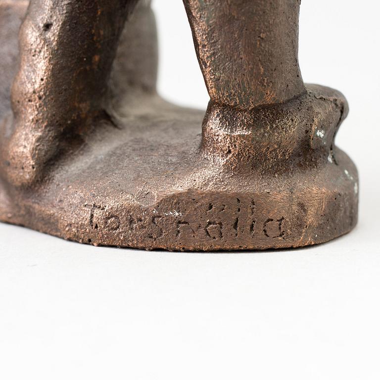 ALLAN EBELING, skulptur, brons, signerad Ebeling, Torshälla.