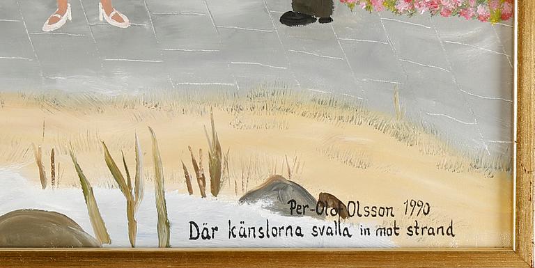 PER OLOF OLSSON, olja på duk, signerad, daterad 1990.