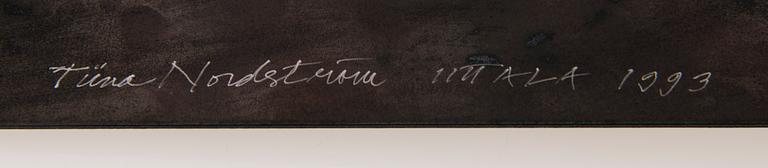 TIINA NORDSTRÖM, a 'Colour ballet' composition signed Tiina Nordström Iittala 1993.