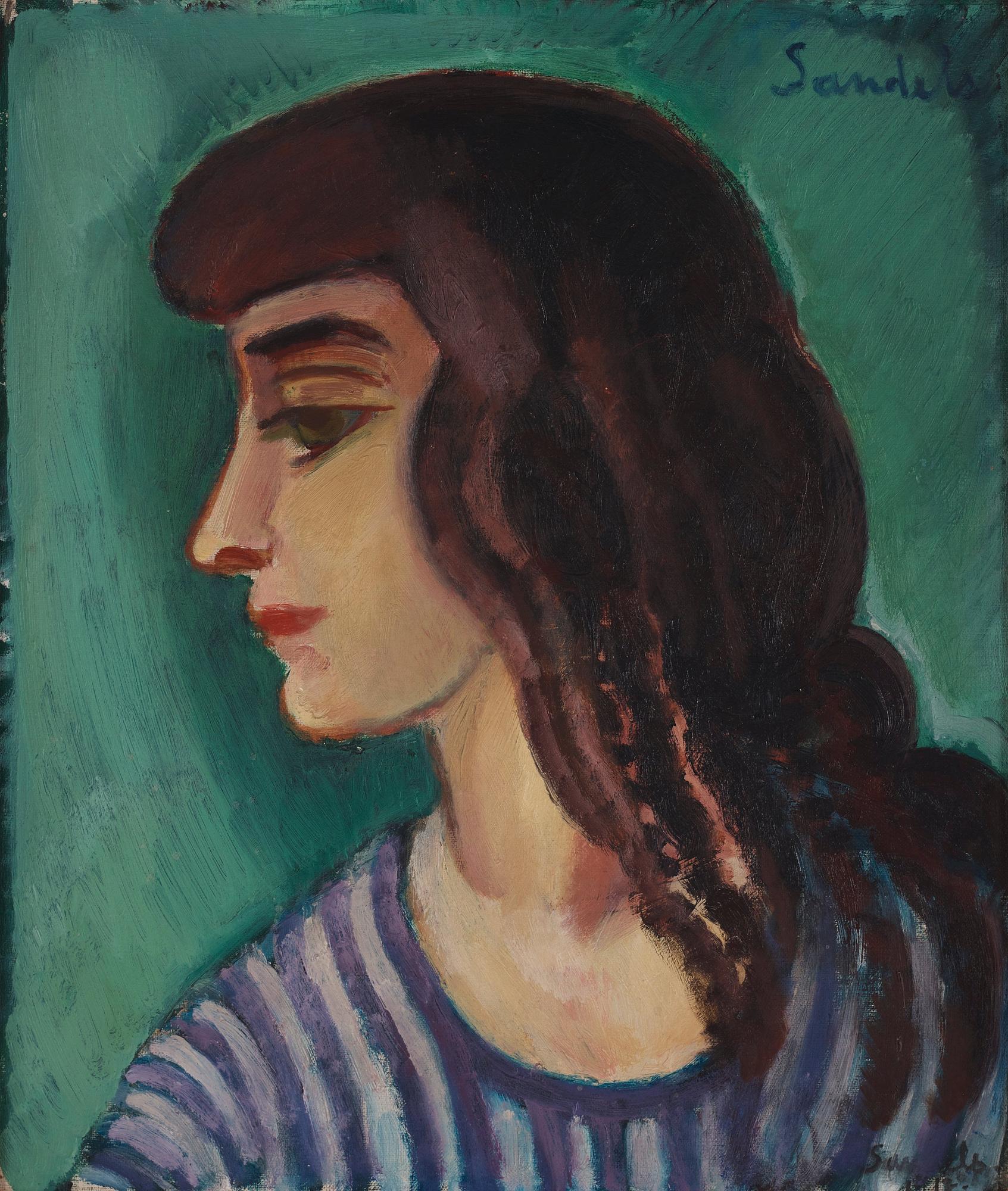 Gösta Sandels, "Kvinnohuvud".