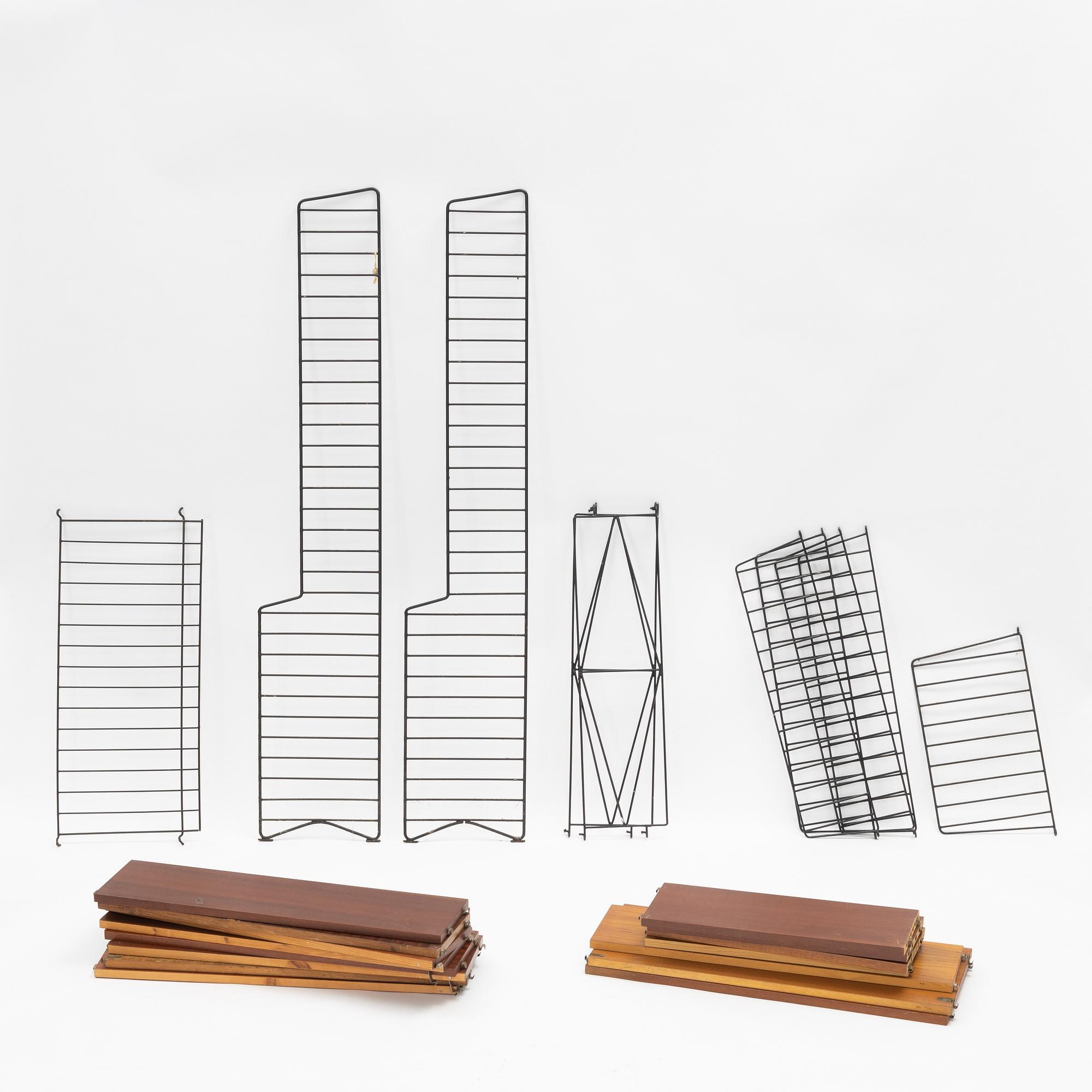 Nils Strinning, hyllsystem, "String/BFB hyllan", String Design AB, 1960-tal.