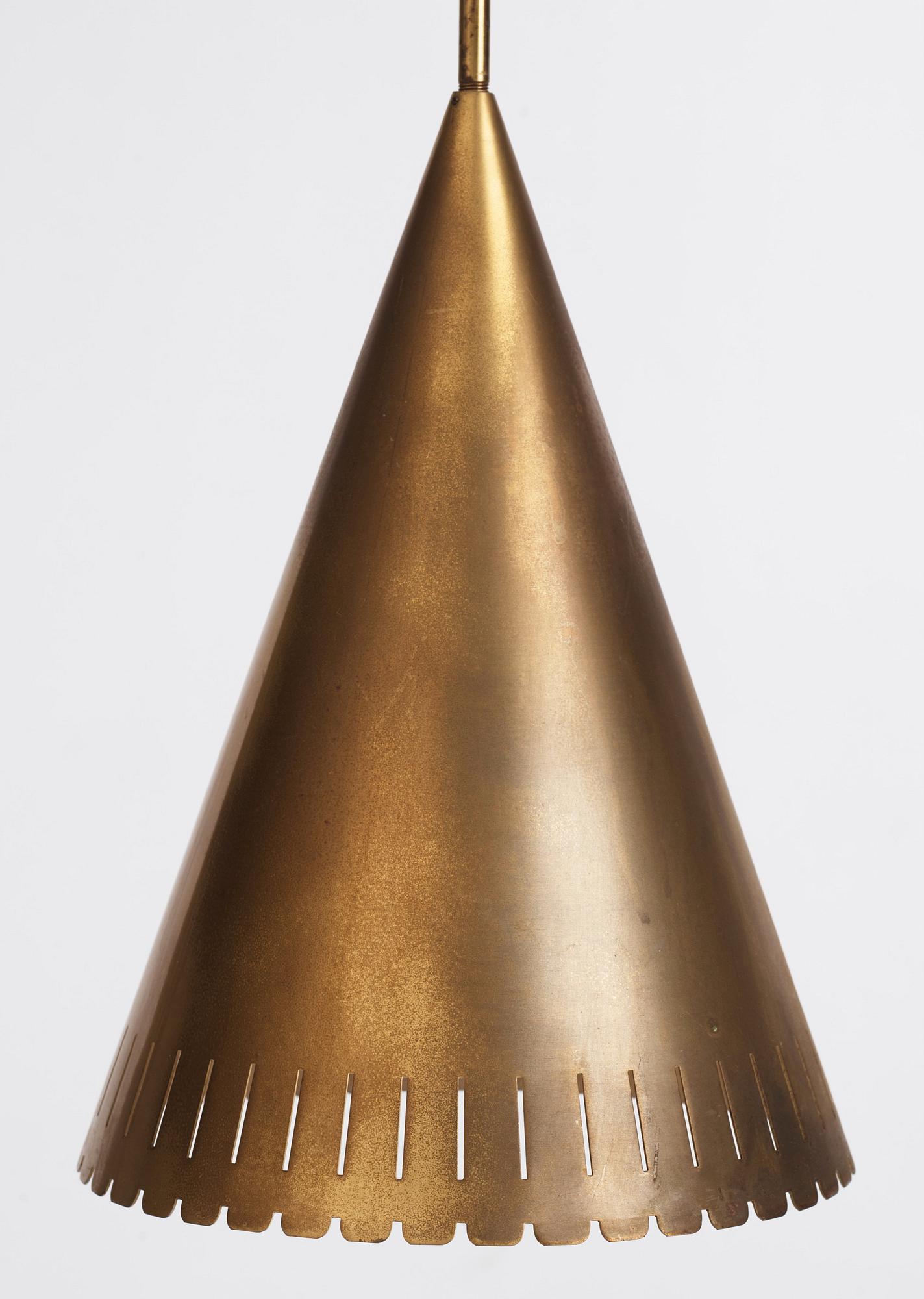 Harald Notini, taklampor, ett par, modell "11773", Arvid Böhlmarks Lampfabrik, Stockholm 1940-50-tal.