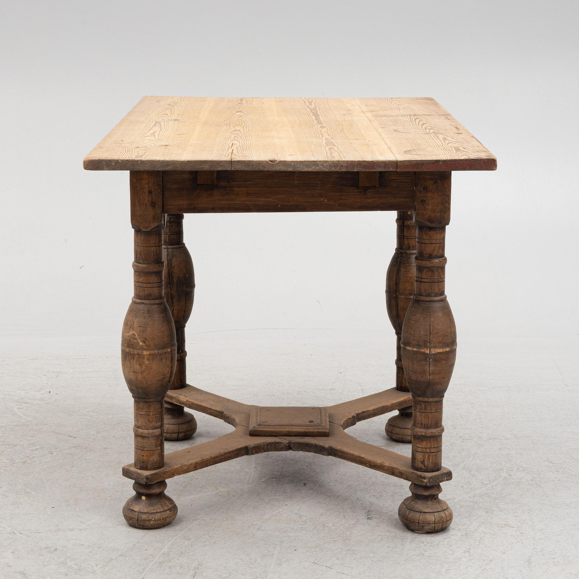 A Baroque table, 18th Century.
