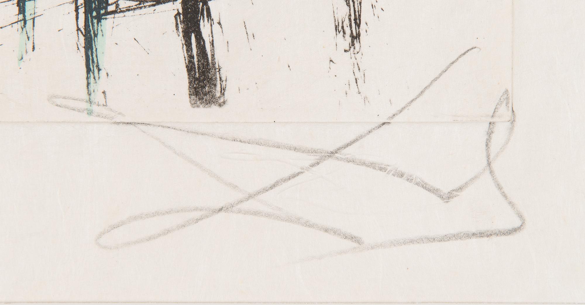 Salvador Dalí, "Femme au perroquet" sarjasta "Poèmes secrets d'Apollinaire".