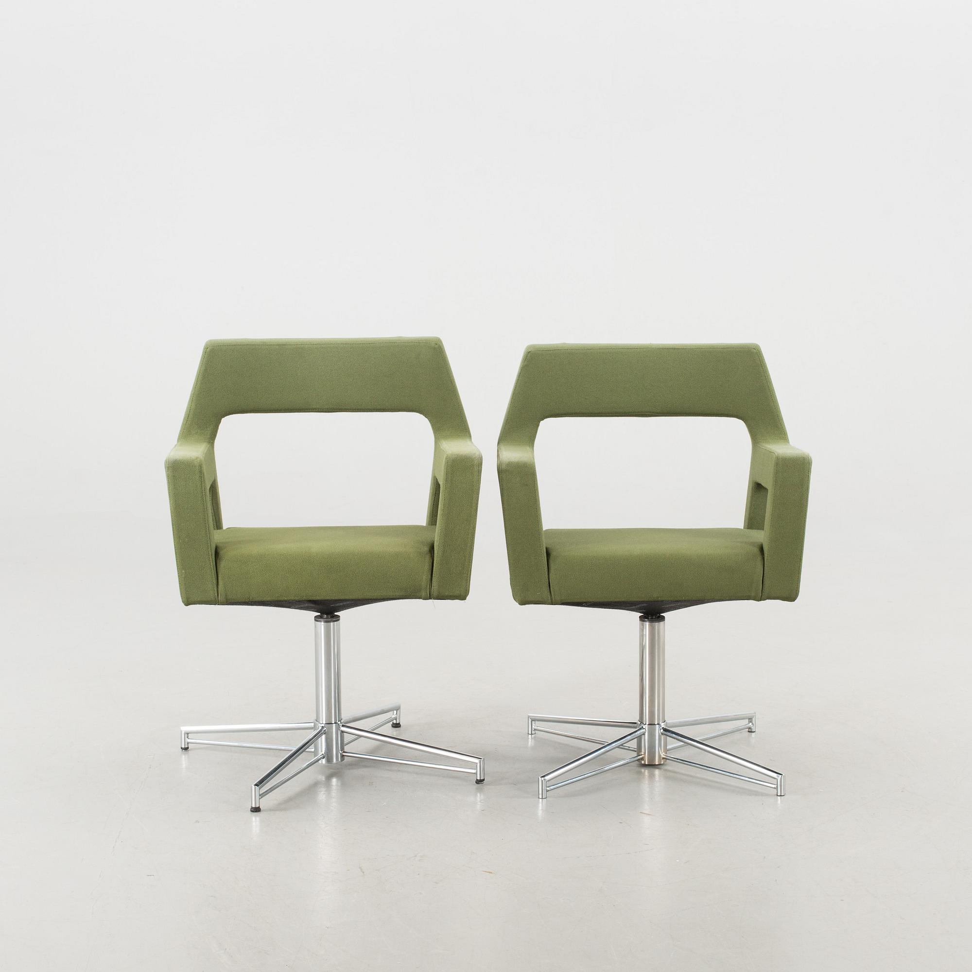 KARMSTOLAR 2 st Johansson design "Largo", 1900-talets senare del.