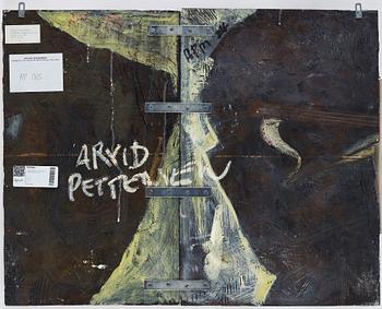 Arvid Pettersen, acrylic on wood, signed verso.