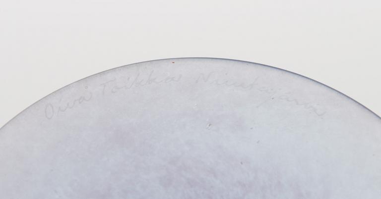 A DECANTER, "Oz", signed Oiva Toikka, Nuutajärvi.  1995-1996.