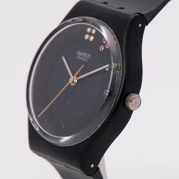 ARMBANDSUR 4 ST, SWATCH, två herr och två damur 1980-tal.
