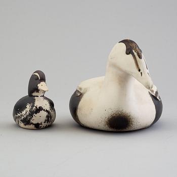 Two stoneware figurines by Paul Hoff, Gustavsberg.