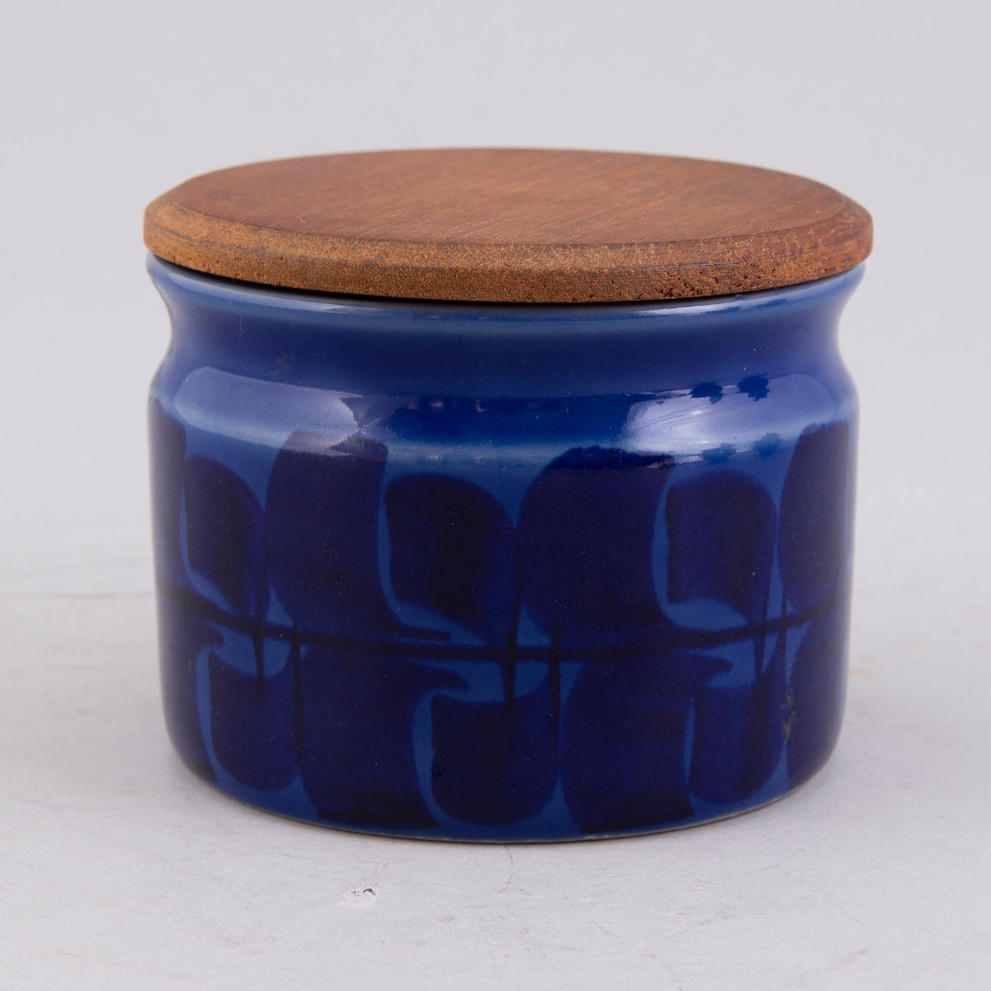 MARIANNE WESTMAN, Set of three stoneware jars by Rörstrand, second half of 20th Century.