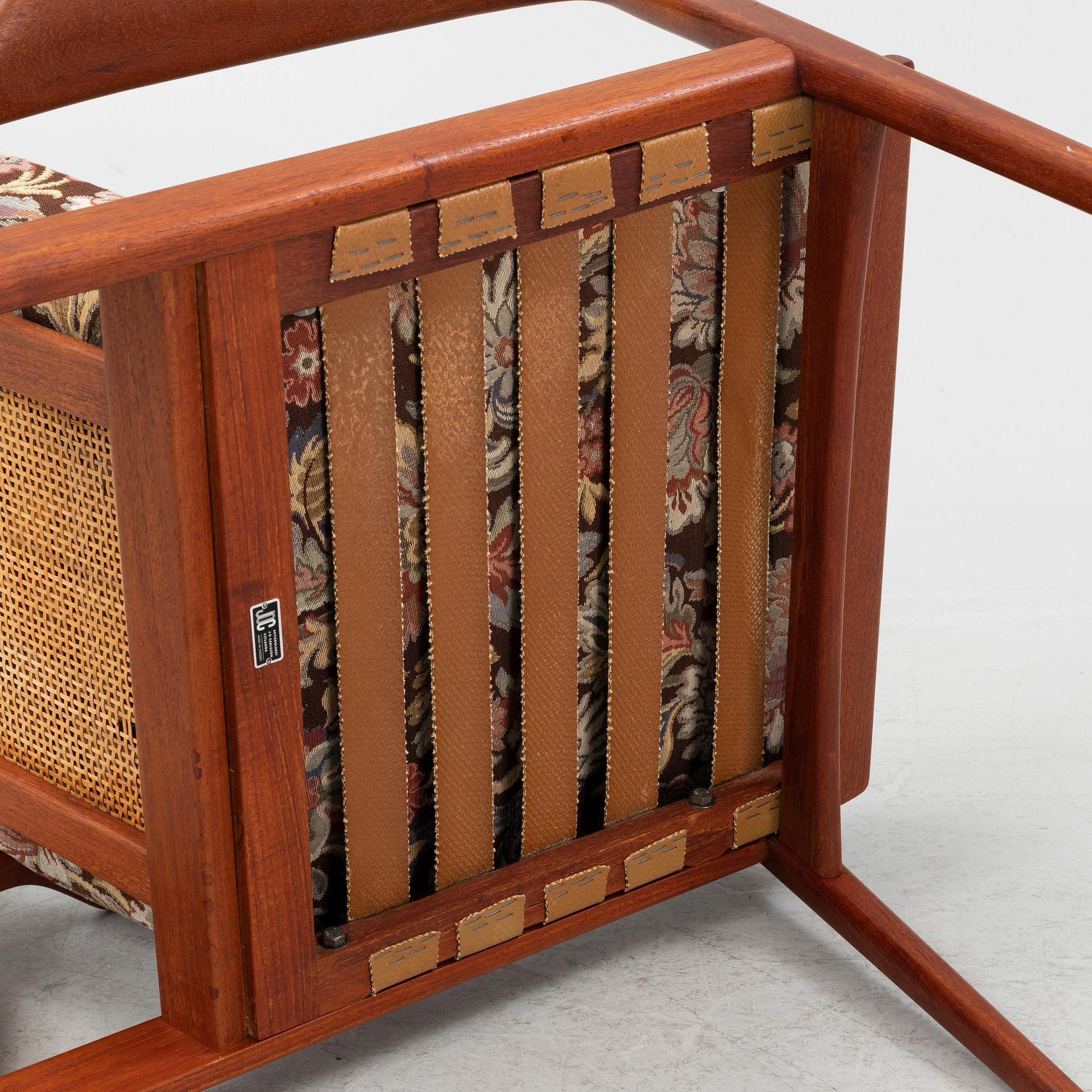 Karl Erik Ekselius, karmstol, JOC Möbler, Vetlanda, 1960-tal.