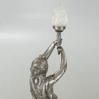 A 20th century floor lamp, after Antoine Durenne.