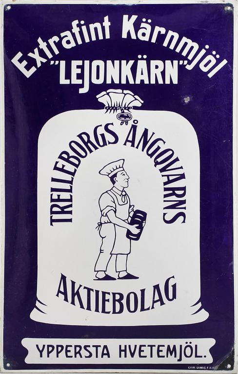 REKLAMSKYLT, Sverige, omkring 1910.
