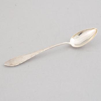 Skedar, 22 st, silver, mestadels Norge och Sverige, 1800-1900-tal.