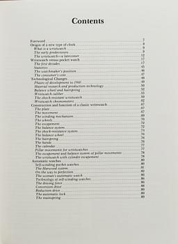 A lot of 4 books regarding watches.