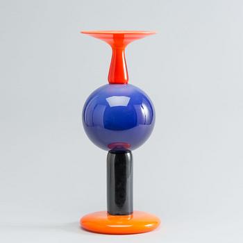 A 1980 Vistosi, Murano glass vase/object.