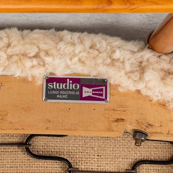 Alf Svensson, a pair of TeVe armchairs,  Studio Ljung's industries, Malmö, 1950s.