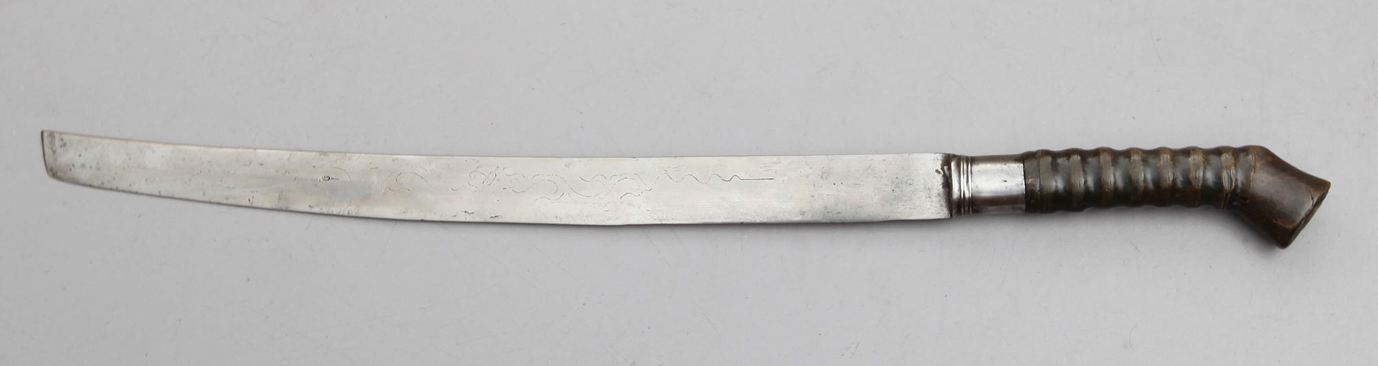 KNIV, orientalisk, 1800-/1900-tal.
