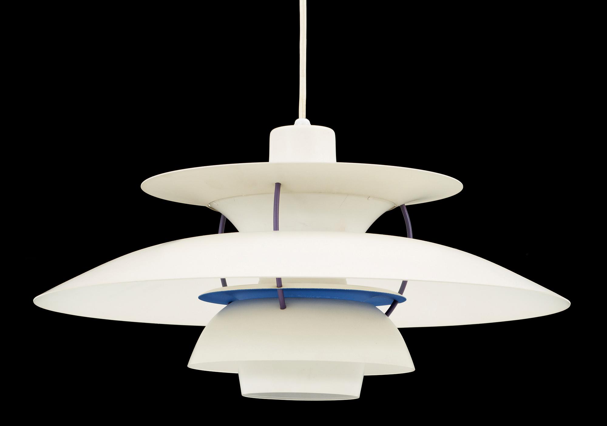 TAKLAMPA, PH-5, Poul Henningsen för Louis Poulsen. H 30.