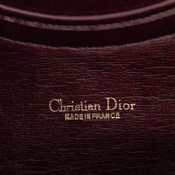 Christian Dior, a canvas and leather bag.