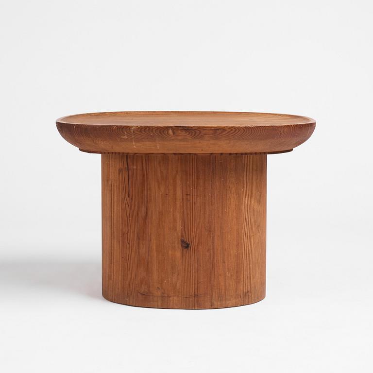 Axel Einar Hjorth, a stained pine 'Utö' table, Nordiska Kompaniet, Sweden 1930s.