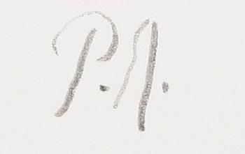 PÄR ANDERSSON, färglitografi, monogramsignerad.