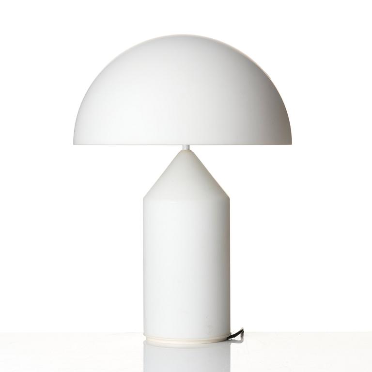 Vico Magistretti, an 'Atollo', table lamp, Oluce, Italy, post 1977.