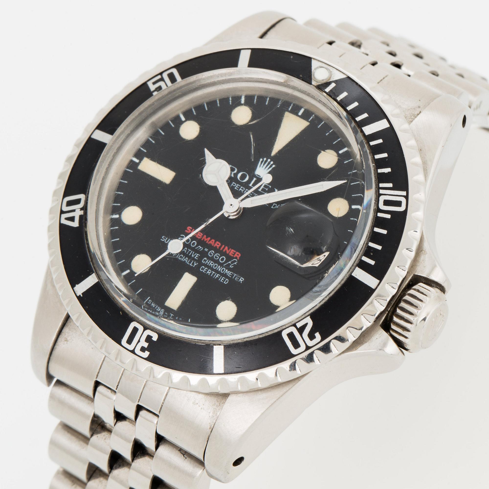 ROLEX, Submariner, "Red Meters first Mark II".