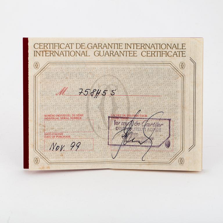 CARTIER, Pasha 35, armbandsur, kronograf, 35,5 mm.