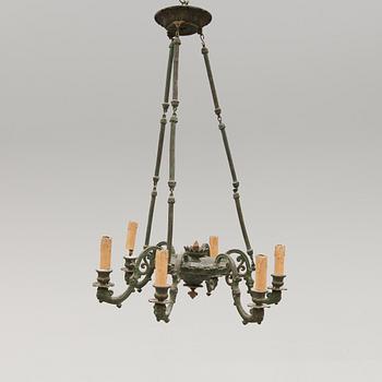 TAKAMPEL, empirestil, 1800-tal. Höjd 75 cm.