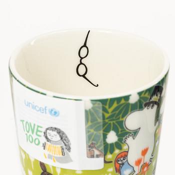 Arabia, three Moomin mugs, Finland, 2006-14.