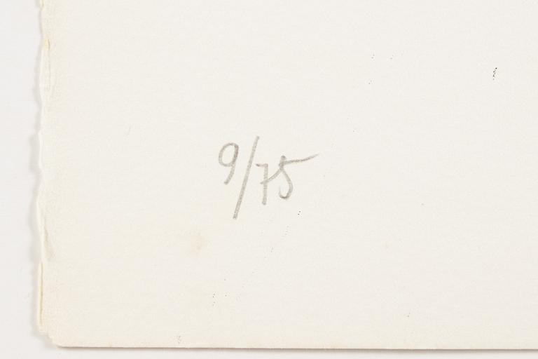 Djuric Miodrag Dado, 12 stycken litografier med mapp. Samtliga signerade och numrerade 9/75.