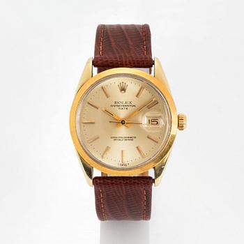 Rolex, Oyster Perpetual, Date, Chronometer, wristwatch, 34 mm.