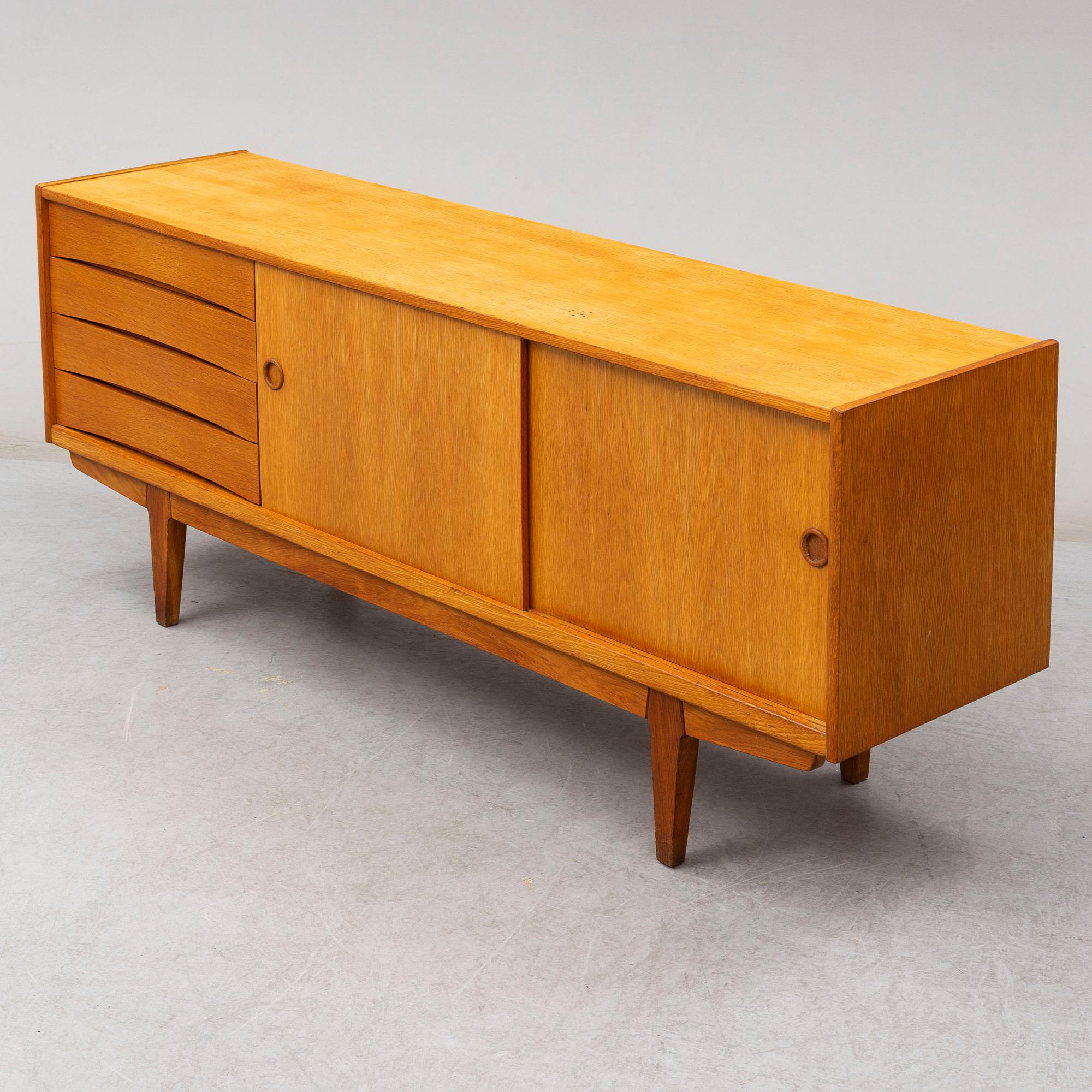 a 1960's oak sideboard by Er4ik Wörtz for Ikea.