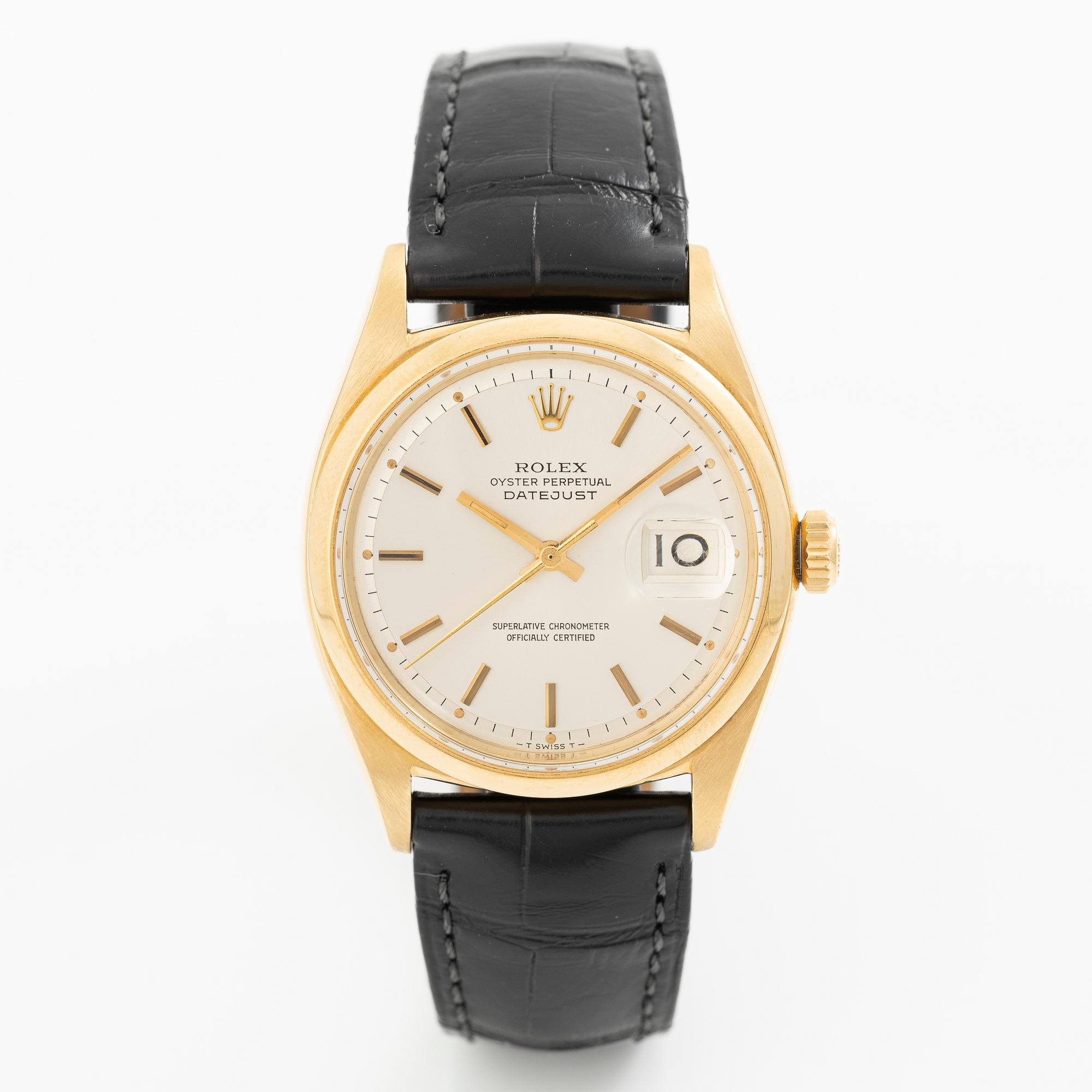 Rolex, Datejust, wristwatch, 36 mm.
