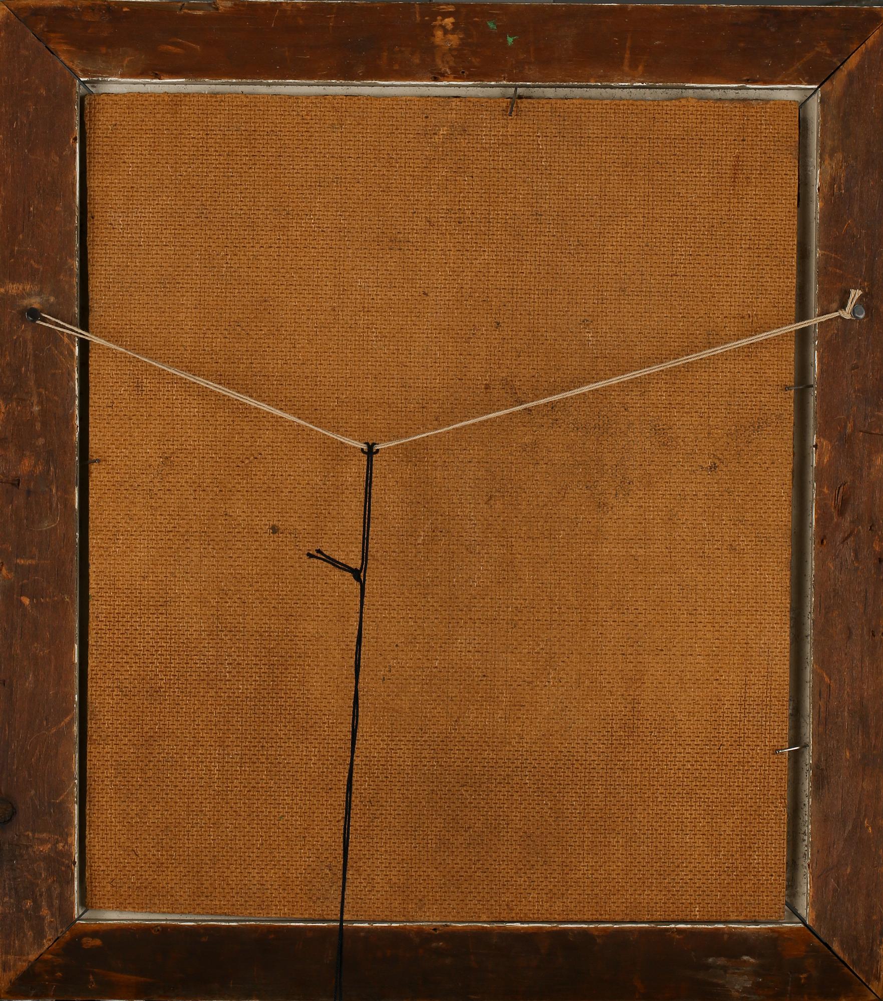 OKÄND KONSTNÄR, olja på duk, osignerad, 1800-tal.