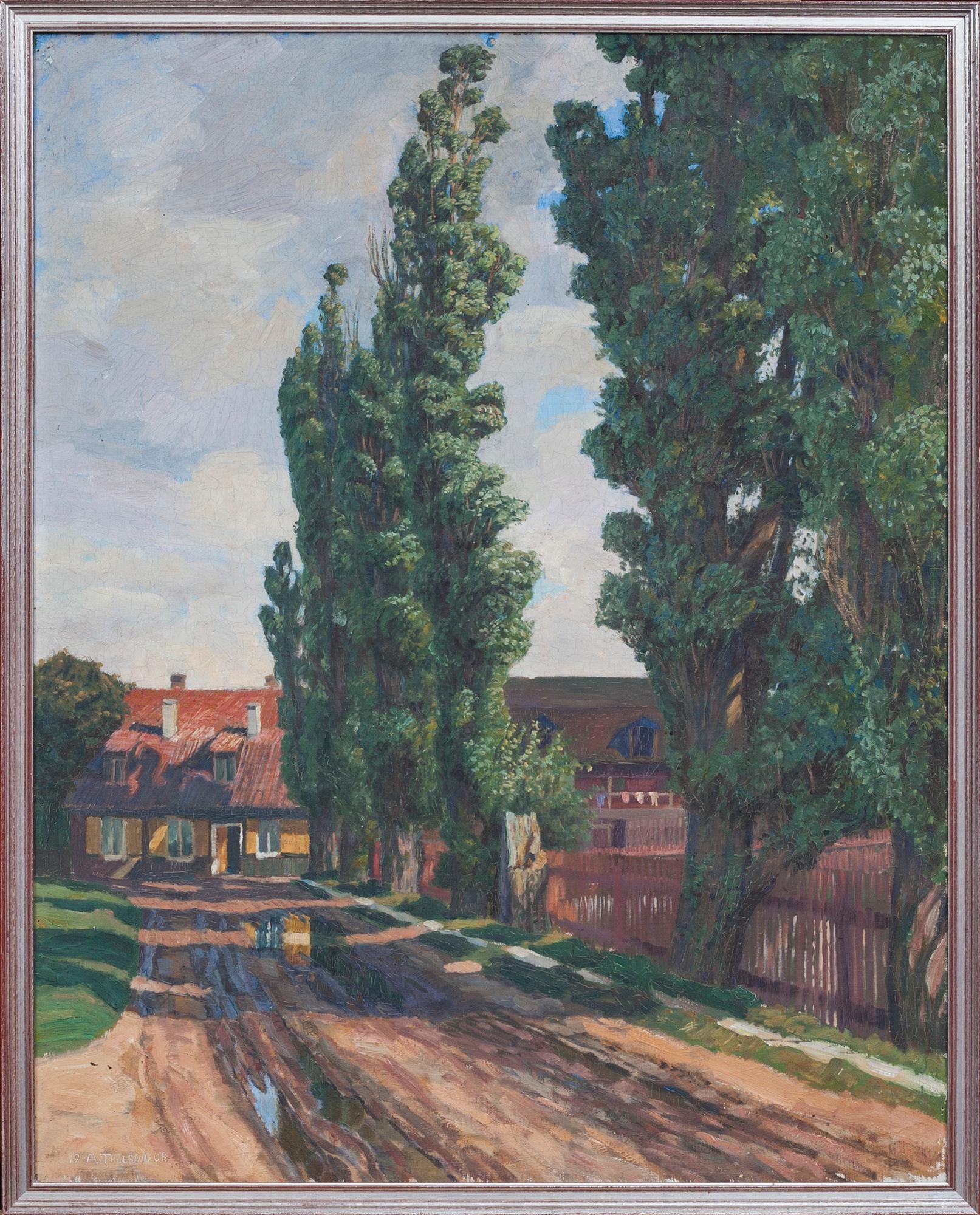 ANDERS TRULSON, olja på duk. Signerad och daterad 1908.