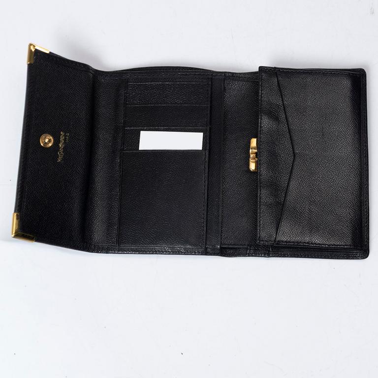 Yves Saint Laurent, wallet, "Porte Monnaire Femme", vintage.