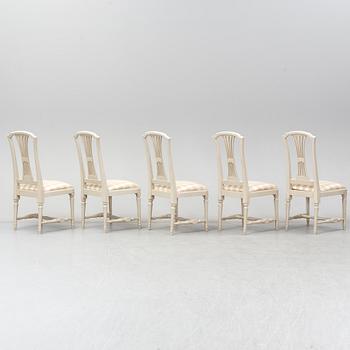 STOLAR, 5 st, gustaviansk stil, 1900-talets andra hälft.