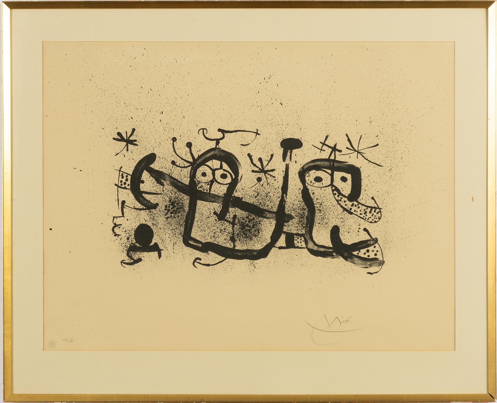 Joan Miró, "Ma de proverbis".