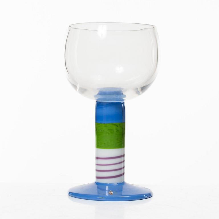 Gunnar Cyrén, a 'Popglas' goblet, Orrefors.