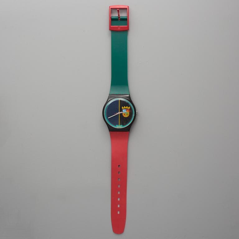 SWATCH, Sir Maxi, clock, ca  31 x 200 cm.