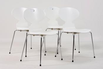 STOLAR, 4 st, "Myran", Arne Jacobsen, Fritz Hansen.